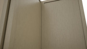 Fabuwood Luna Desert Oak WPC2415 Wall Corner Pie Cabinet, Detail View