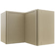 Fabuwood Luna Desert Oak WPC2418 Wall Corner Pie Cabinet, Front View