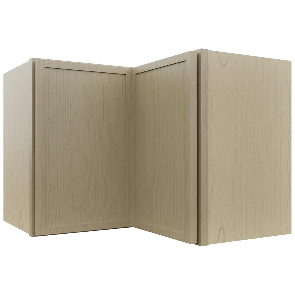 Fabuwood Luna Desert Oak WPC2418 Wall Corner Pie Cabinet, Front View