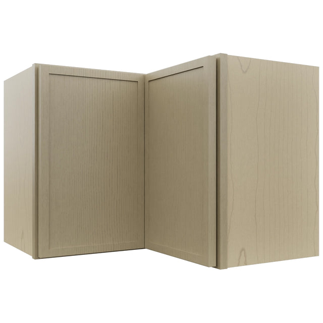 Fabuwood Luna Desert Oak WPC2418 Wall Corner Pie Cabinet, Front View