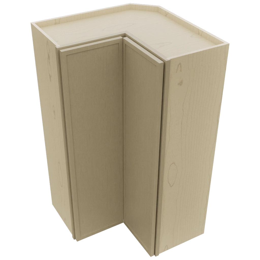 Fabuwood Luna Desert Oak WPC2442 Wall Corner Pie Cabinet, Top View