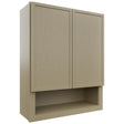 Fabuwood Luna Desert Oak WVS2430 Vanity Wall Storage, Front View