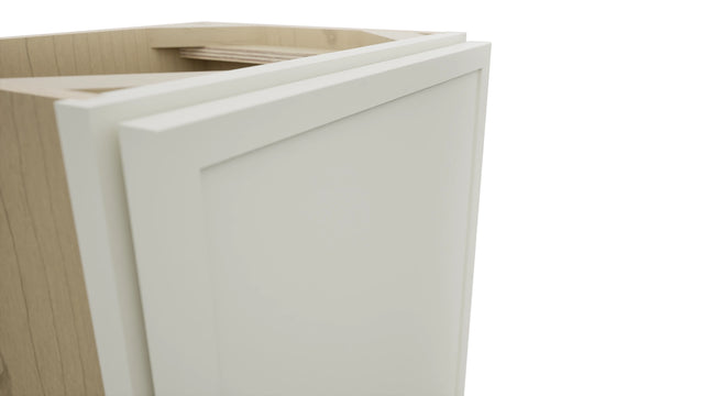 Fabuwood Luna Dove B15FD-12D Base Full Door Cabinet, Detail View