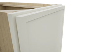 Fabuwood Luna Dove B15FD Base Full Door Cabinet, Detail View