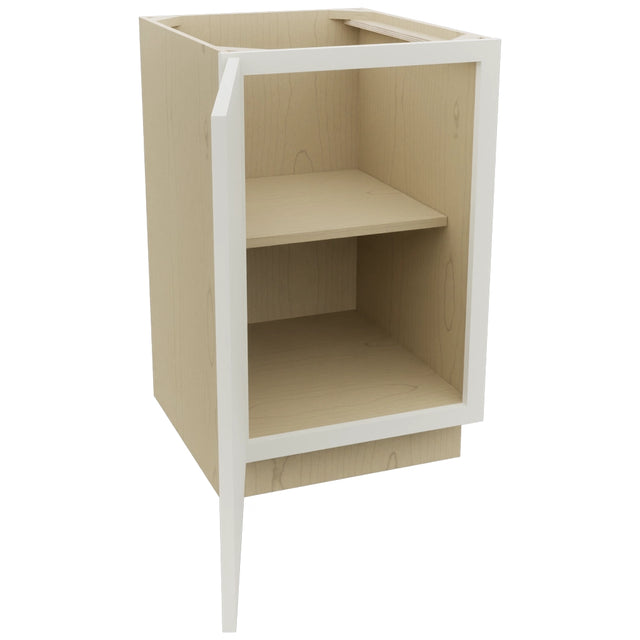 Fabuwood Luna Dove B21FD Base Full Door Cabinet, Open View