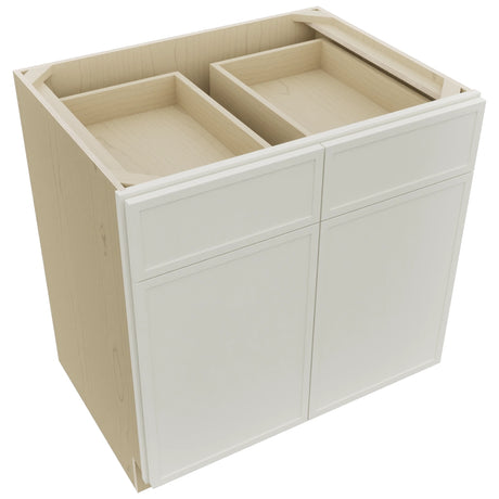 Fabuwood Luna Dove B33 Base Standard Cabinet, Top View