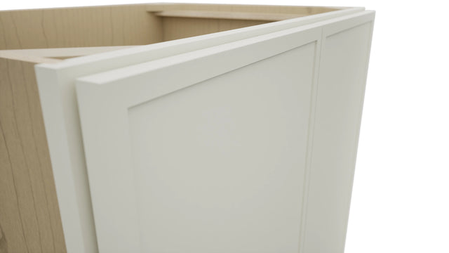 Fabuwood Luna Dove B33FD Base Full Door Cabinet, Detail View