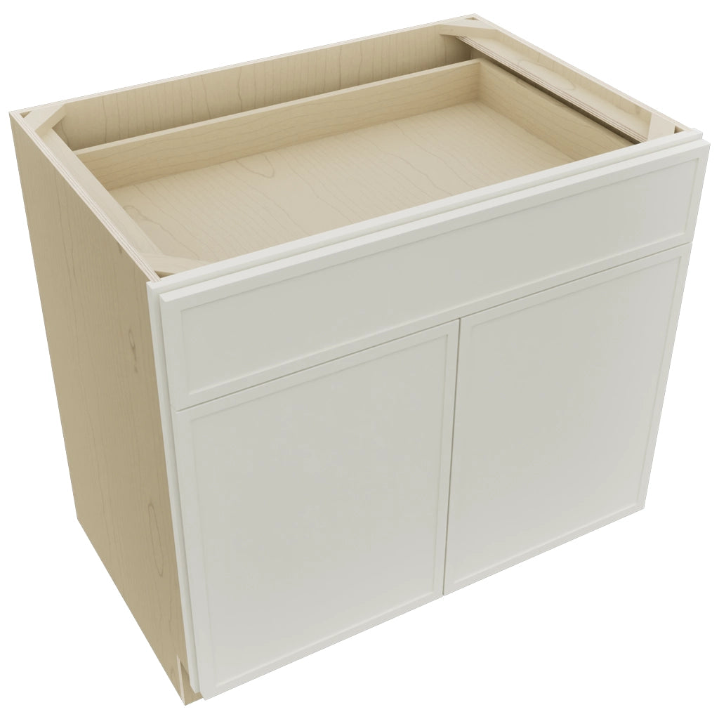 Fabuwood Luna Dove B36SDF Base Standard Cabinet, Top View