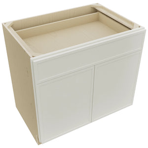 Fabuwood Luna Dove B36SDF Base Standard Cabinet, Top View