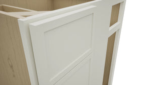 Fabuwood Luna Dove BLB36/39 Base Corner Blind Cabinet, Detail View