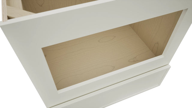 Fabuwood Luna Dove BMC30 Base Microwave Cabinet, Detail View