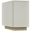 Fabuwood Luna Dove BRA24 Base Return Angle Cabinet, Front View