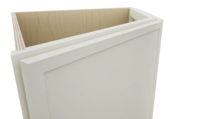 Fabuwood Luna Dove BRA24 Base Return Angle Cabinet, Detail View