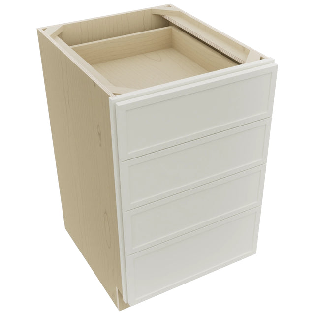 Fabuwood Luna Dove DB21-4 Base 4 Drawers Cabinet, Top View
