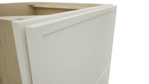 Fabuwood Luna Dove DB24-2 Base 2 Drawers Cabinet, Detail View