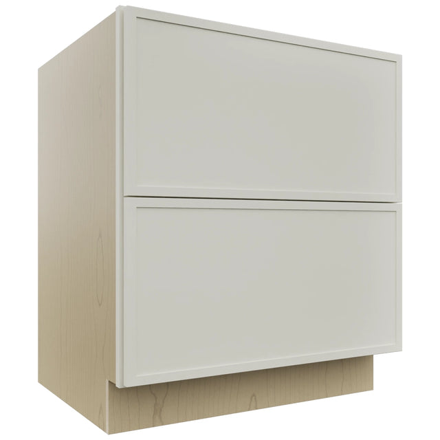 Fabuwood Luna Dove DB30-2 Base 2 Drawers Cabinet, Front View