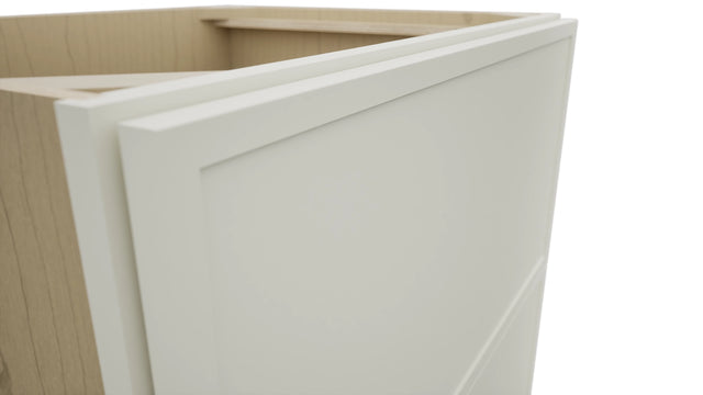 Fabuwood Luna Dove DB30-2 Base 2 Drawers Cabinet, Detail View