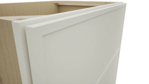 Fabuwood Luna Dove DB36-2 Base 2 Drawers Cabinet, Detail View
