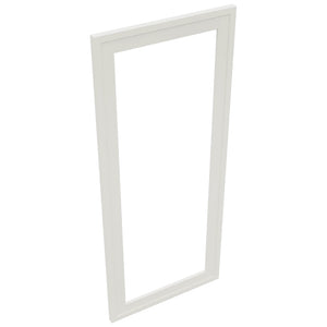 Fabuwood Luna Dove DS DFG1842 Wall Prepped Door, Top View