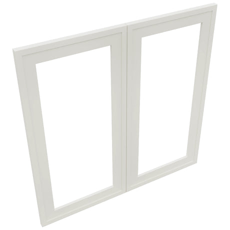Fabuwood Luna Dove DS DFG3030 Wall Prepped Door, Top View