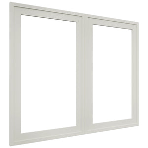 Fabuwood Luna Dove DS DFG3630 Wall Prepped Door, Front View