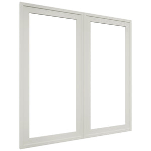 Fabuwood Luna Dove DS DFG3636 Wall Prepped Door, Front View