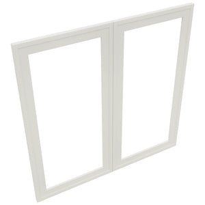 Fabuwood Luna Dove DS DFG3636 Wall Prepped Door, Top View