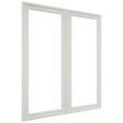 Fabuwood Luna Dove DS DFG3642 Wall Prepped Door, Front View