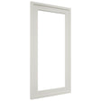 Fabuwood Luna Dove DS DFGD2430 Wall Prepped Door, Front View