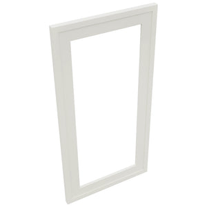 Fabuwood Luna Dove DS DFGD2430 Wall Prepped Door, Top View