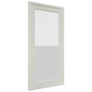 Fabuwood Luna Dove DS GDW1530 Wall Glass Door, Front View