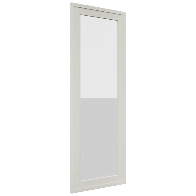 Fabuwood Luna Dove DS GDW1542 Wall Glass Door, Front View
