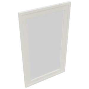 Fabuwood Luna Dove DS GDW1830 Wall Glass Door, Top View