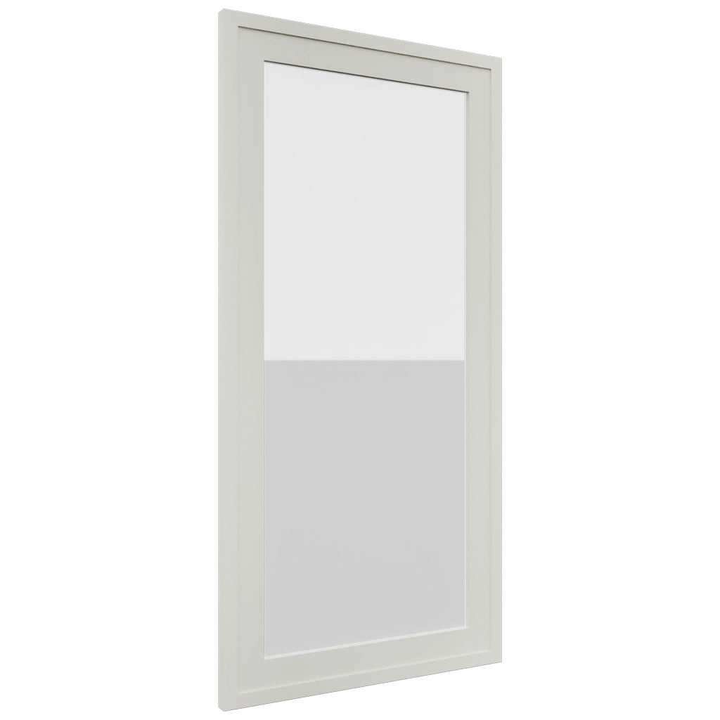 Fabuwood Luna Dove DS GDW1836 Wall Glass Door, Front View