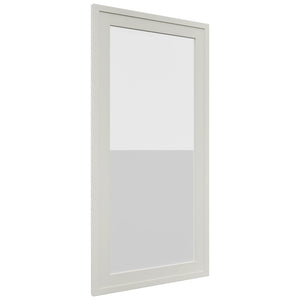 Fabuwood Luna Dove DS GDW1836 Wall Glass Door, Front View