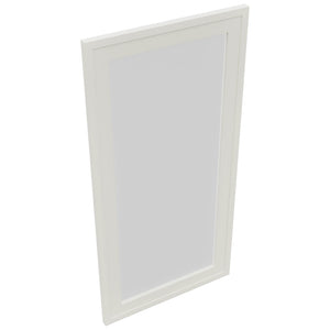 Fabuwood Luna Dove DS GDW1836 Wall Glass Door, Top View