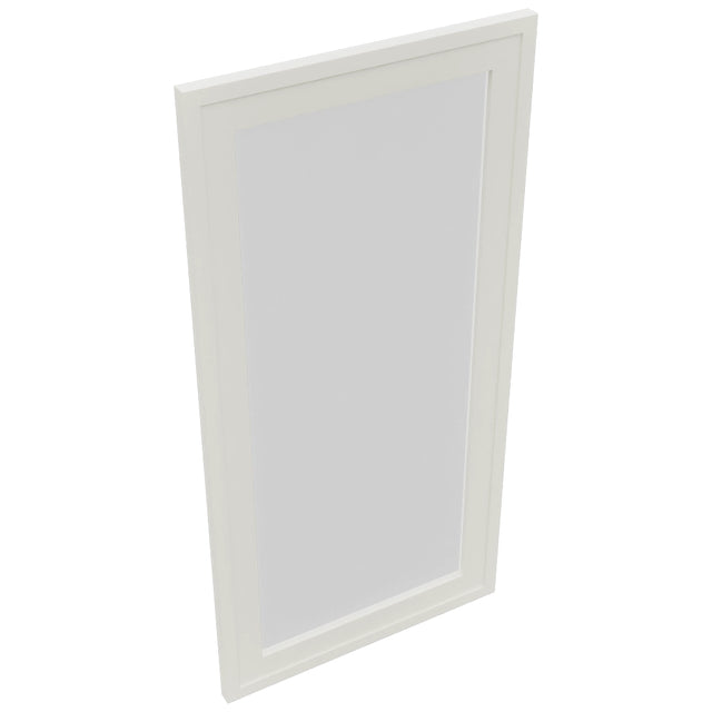 Fabuwood Luna Dove DS GDW1836 Wall Glass Door, Top View