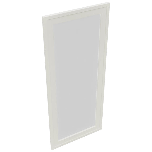 Fabuwood Luna Dove DS GDW1842 Wall Glass Door, Top View
