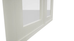 Fabuwood Luna Dove DS GDW2430 Wall Glass Door, Detail View