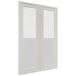 Fabuwood Luna Dove DS GDW2436 Wall Glass Door, Front View