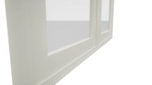 Fabuwood Luna Dove DS GDW3030 Wall Glass Door, Detail View