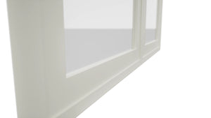 Fabuwood Luna Dove DS GDW3642 Wall Glass Door, Detail View