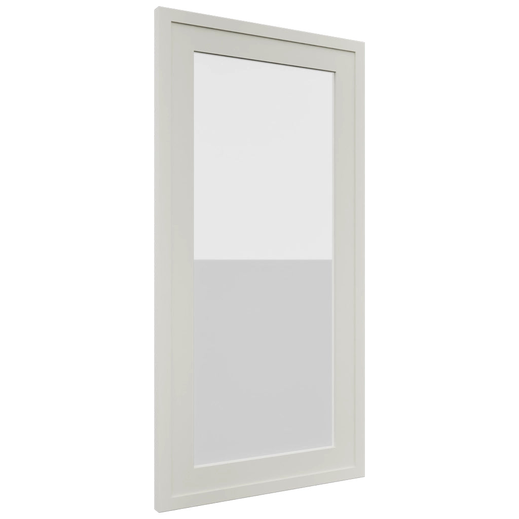 Fabuwood Luna Dove DS GDWDC2430 Wall Glass Door, Front View