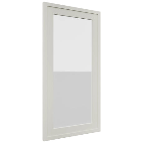 Fabuwood Luna Dove DS GDWDC2430 Wall Glass Door, Front View