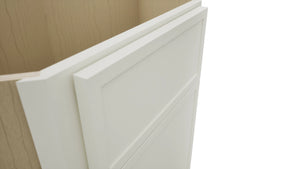Fabuwood Luna Dove DSB36 Base Corner Diagonal Sink Cabinet, Detail View