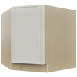 Fabuwood Luna Dove DSB36FD Base Corner Diagonal Sink Cabinet, Front View