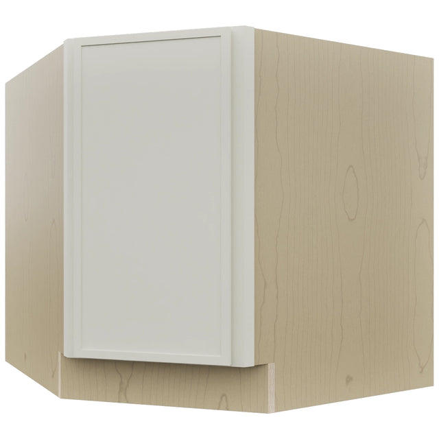 Fabuwood Luna Dove DSB36FD Base Corner Diagonal Sink Cabinet, Front View