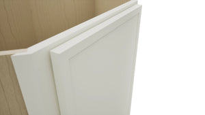 Fabuwood Luna Dove DSB36FD Base Corner Diagonal Sink Cabinet, Detail View
