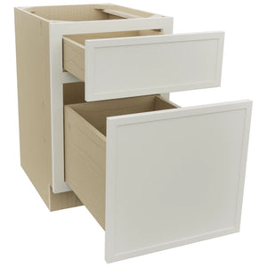 Fabuwood Luna Dove FD18 Vanity Desk, Open View