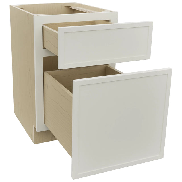 Fabuwood Luna Dove FD18 Vanity Desk, Open View